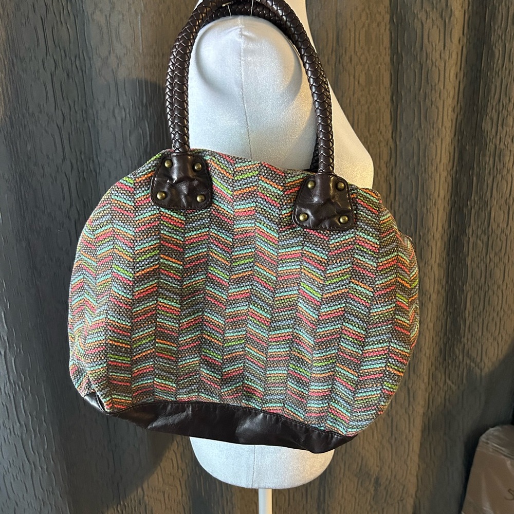 Colorful Chevron Women's Shoulder Bag